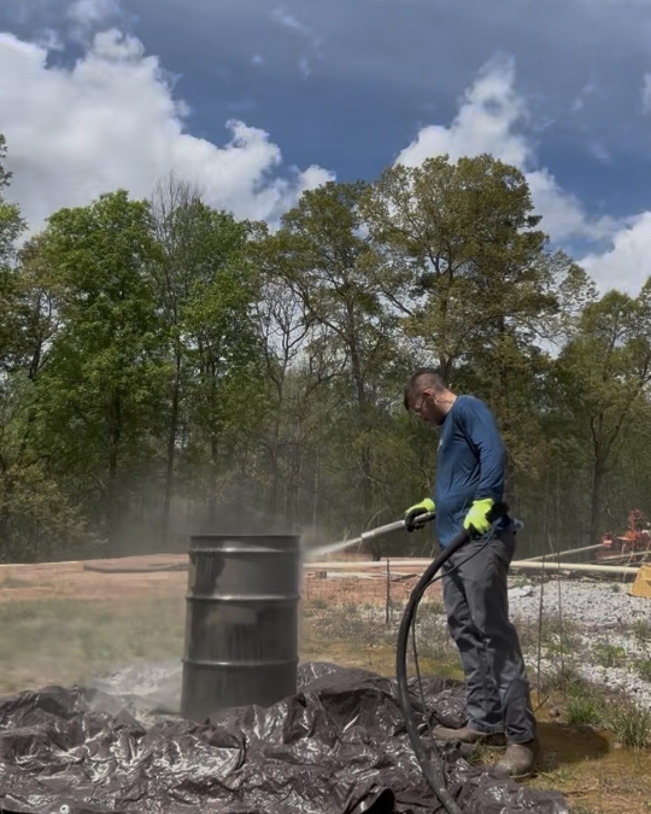 SSP surface preparation work